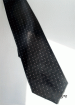 Мъжка вратовръзка в черен цвят