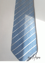 Луксозна мъжка вратовръзка в светло синьо