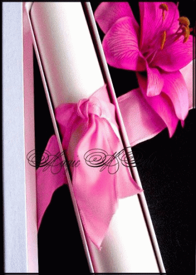Дизайнерска сватбена покана с кутийка модел Fuchsia Дизайнерска сватбена покана с кутийка модел Fuchsia