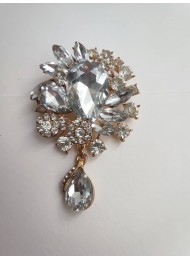 Елегантна брошка с Белгийски кристали