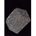 Официална дамска чанта с кристали Сваровски цвят черно и графит и обков с бели кристали