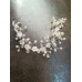 Сватбена гривна с кристали Сваровски и мъниста Прециоза от серията Little White Flowers by Rosie